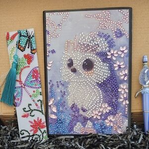 Purple and Blue Owl Design Journal
